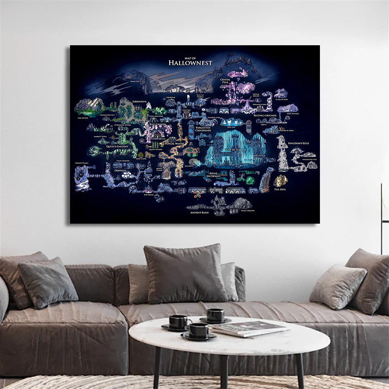 Game Hollow Knight Map Game Po – Home Decor Games Free recenzja i cena