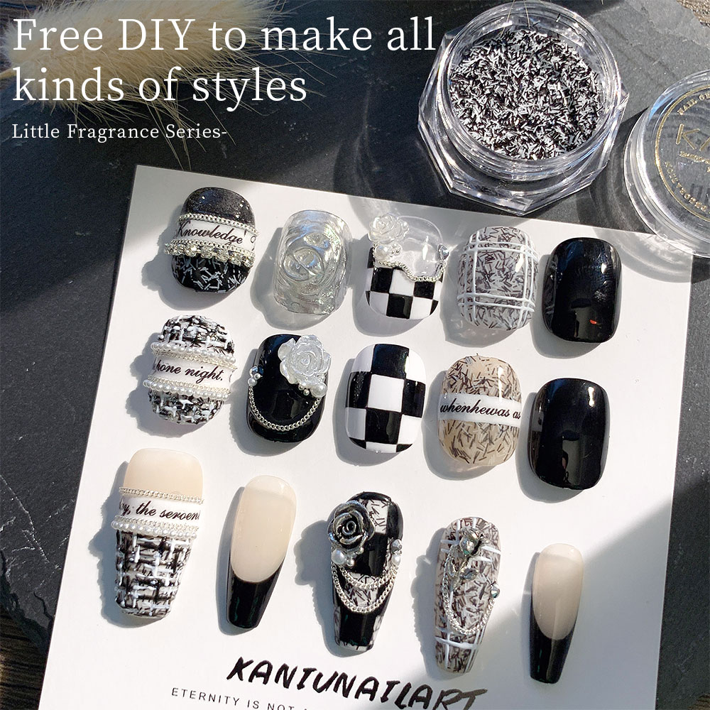 1Box Nail Powder Glitter Black – Sand Art Picture recenzja i cena