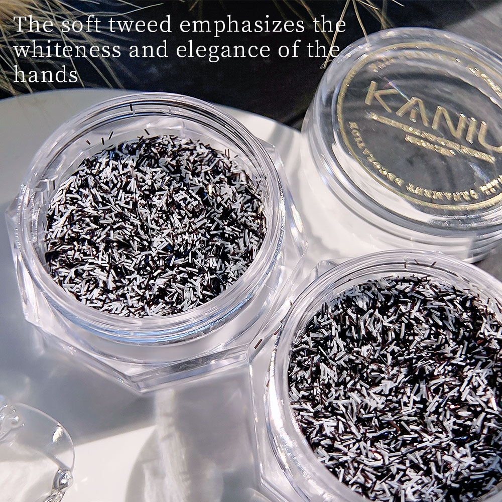 1Box Nail Powder Glitter Black – Sand Art Picture recenzja i cena