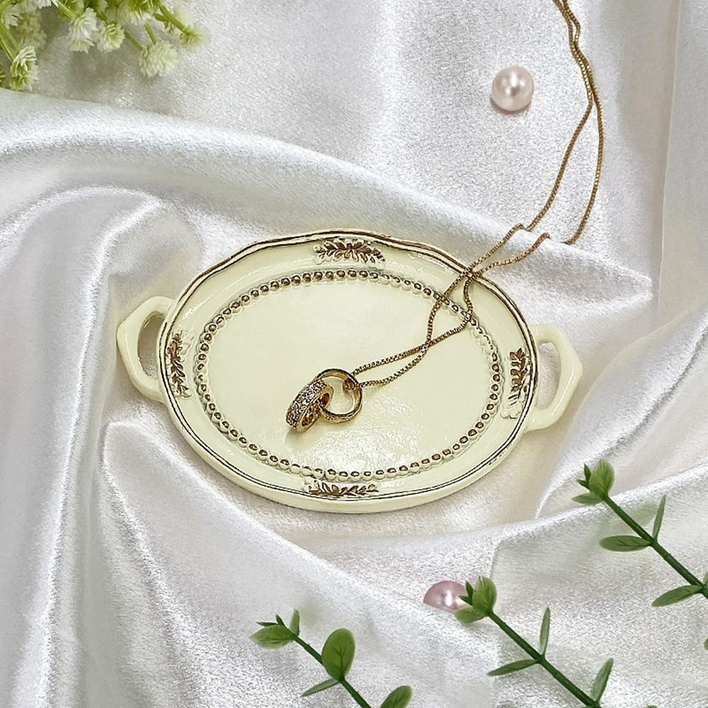 Decorative Jewelry Plate Nordi – Ceramic Trinket Dish recenzja i cena