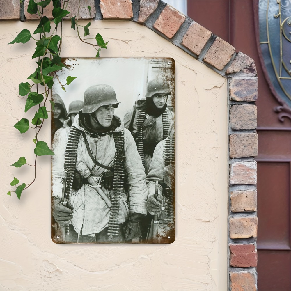 Vintage German Soldier Metal W – Germany Home Decor recenzja i cena