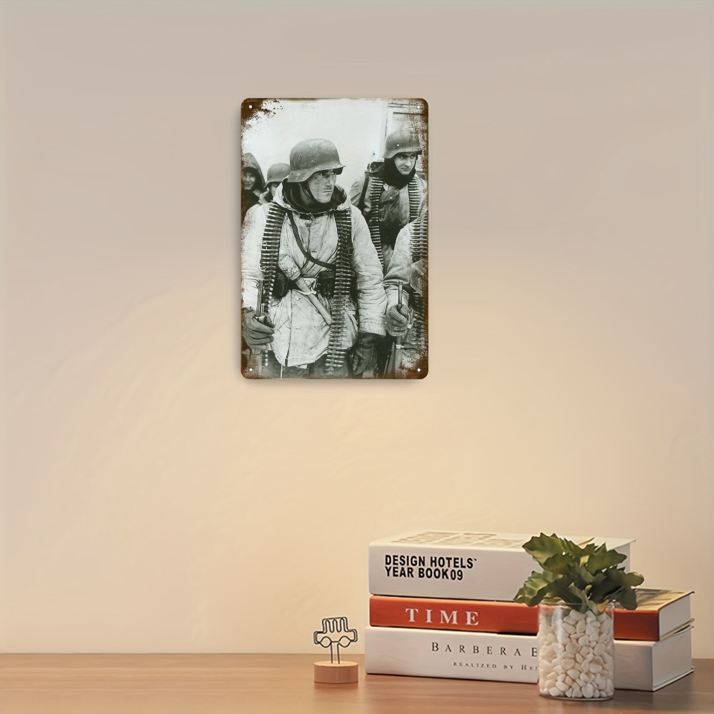 Vintage German Soldier Metal W – Germany Home Decor recenzja i cena