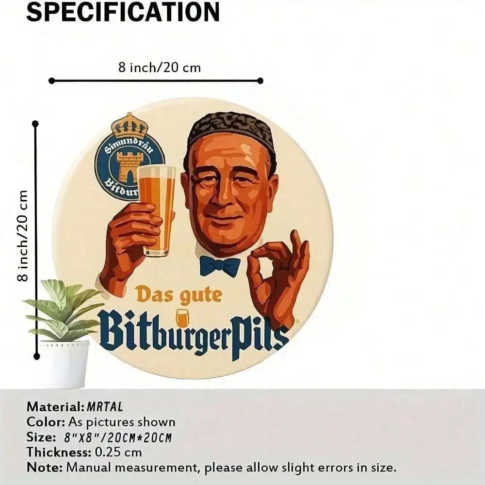 Retro Bitburger German Brewery – Germany Home Decor recenzja i cena