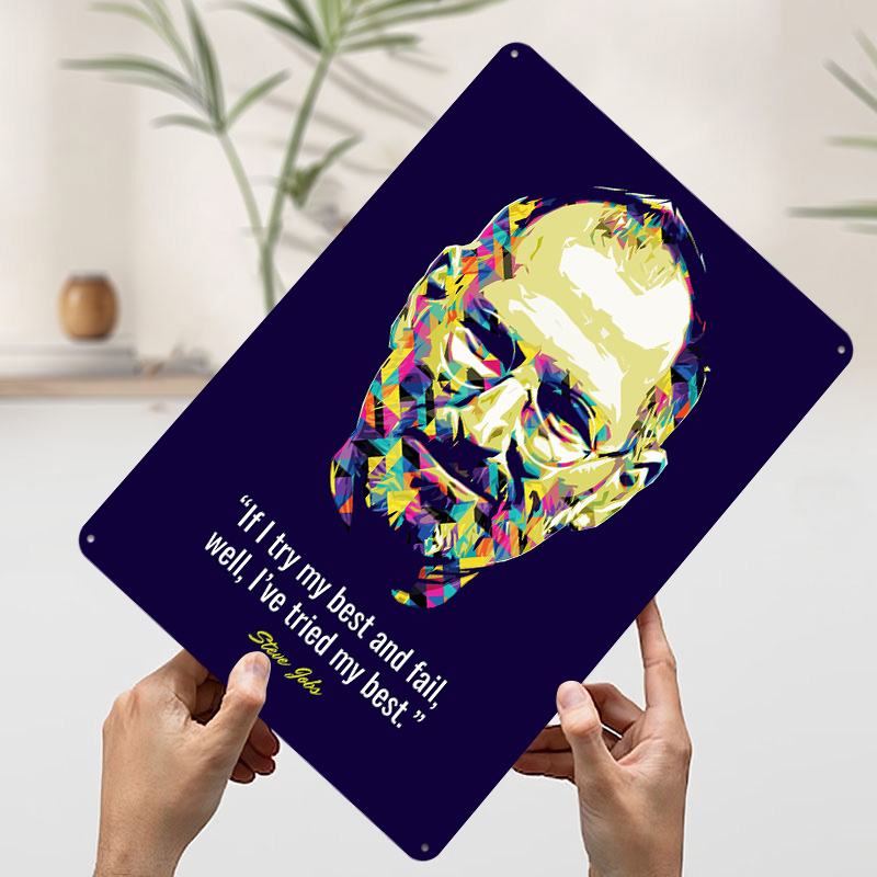 Steve Jobs Quotes Tinplate Pos – Home Decor Jobs recenzja i cena