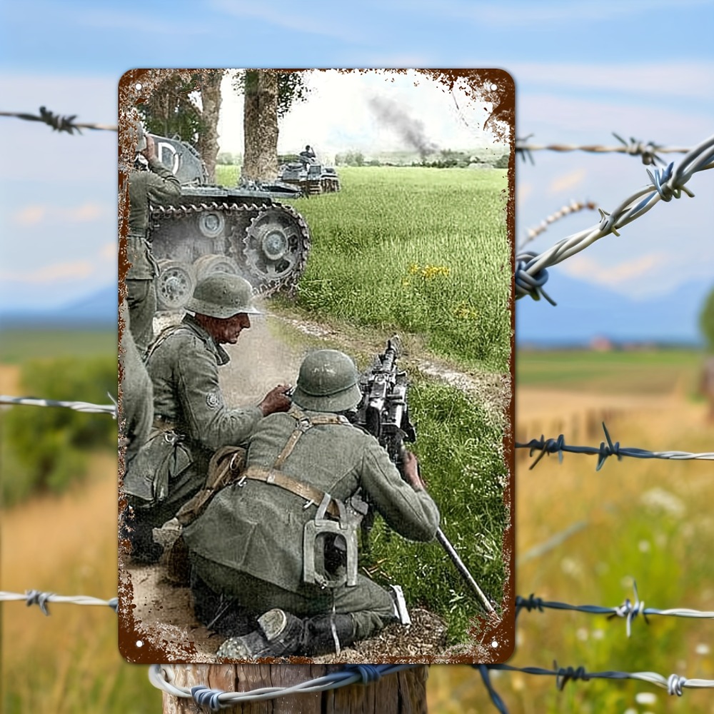 Vintage German Military Metal  – Germany Home Decor recenzja i cena