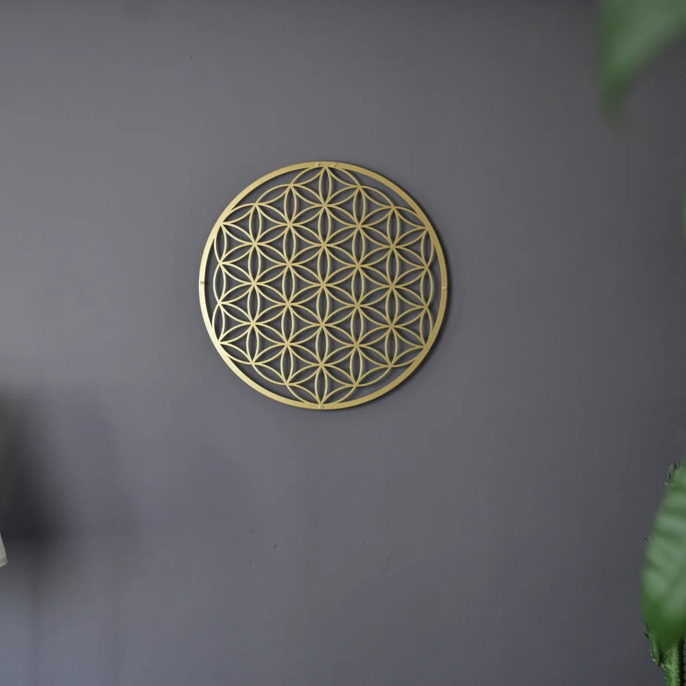 Flower of Life Metal Wall Art  – Home Decor Sofa recenzja i cena
