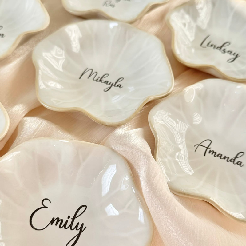 Custom Ring Dish for Bridal Pa – Ceramic Trinket Dish recenzja i cena
