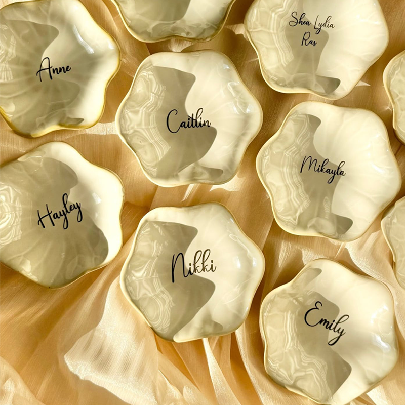Custom Ring Dish for Bridal Pa – Ceramic Trinket Dish recenzja i cena