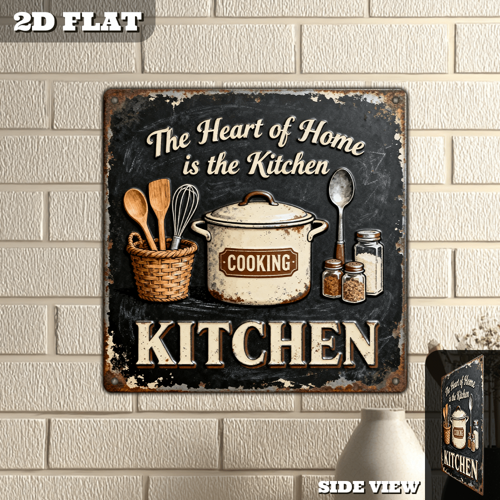 Vintage Metal Kitchen Wall Dec – Home Decor Trends recenzja i cena