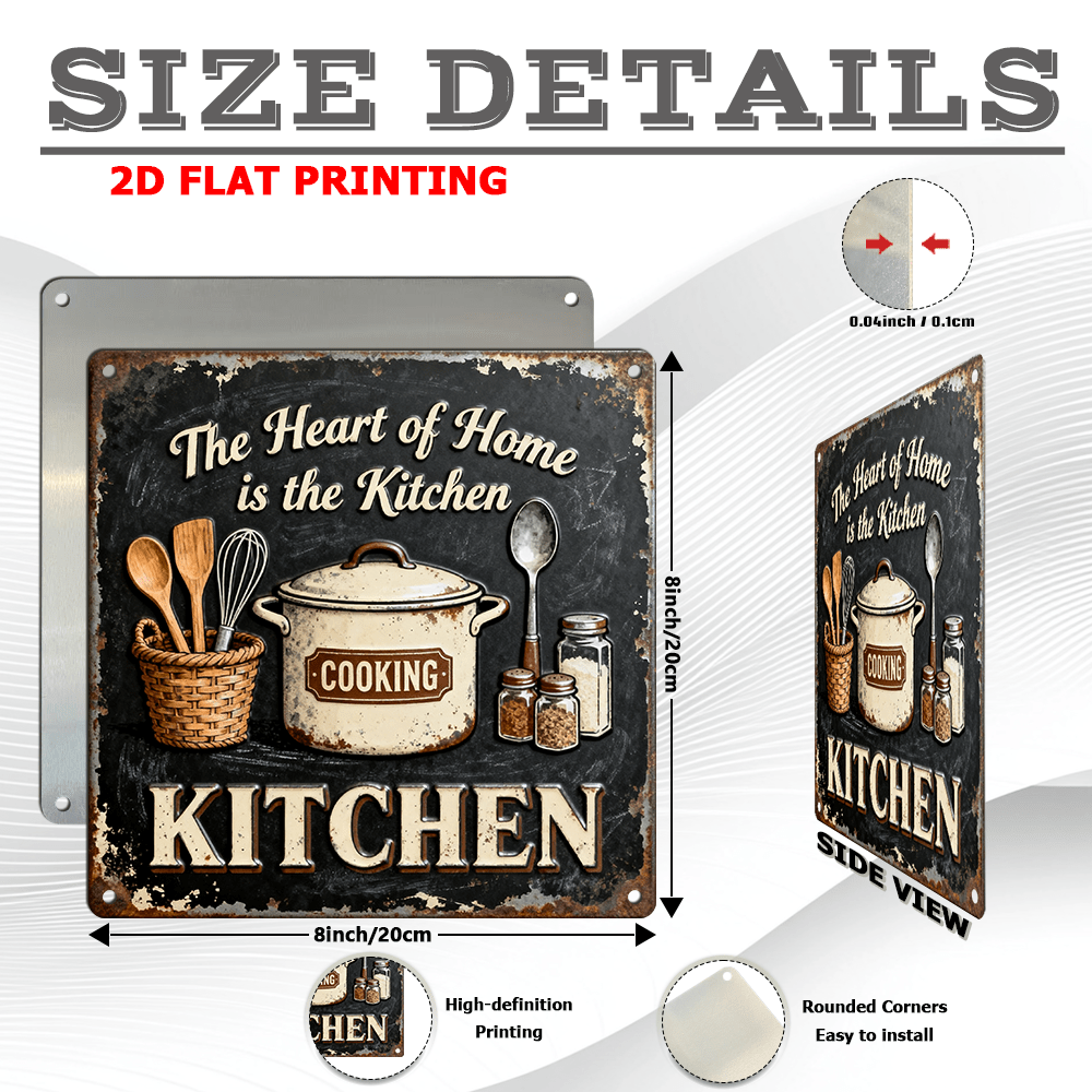 Vintage Metal Kitchen Wall Dec – Home Decor Trends recenzja i cena
