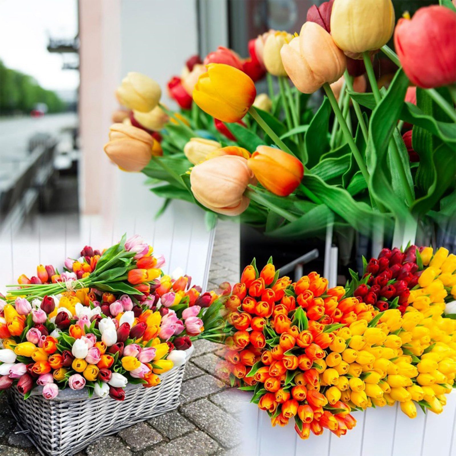 Spring Artificial Tulip Bouque – Home Decor Trend 2026 recenzja i cena