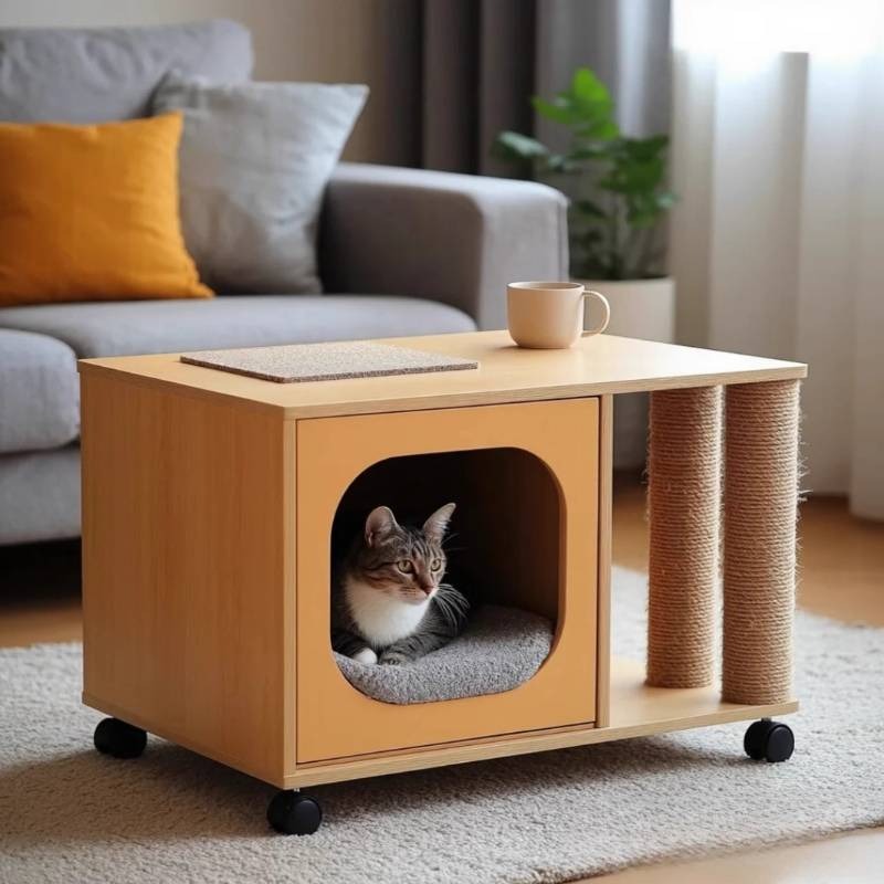 On Wheels Japanese Side Table  – Home Decor On Wheels recenzja i cena