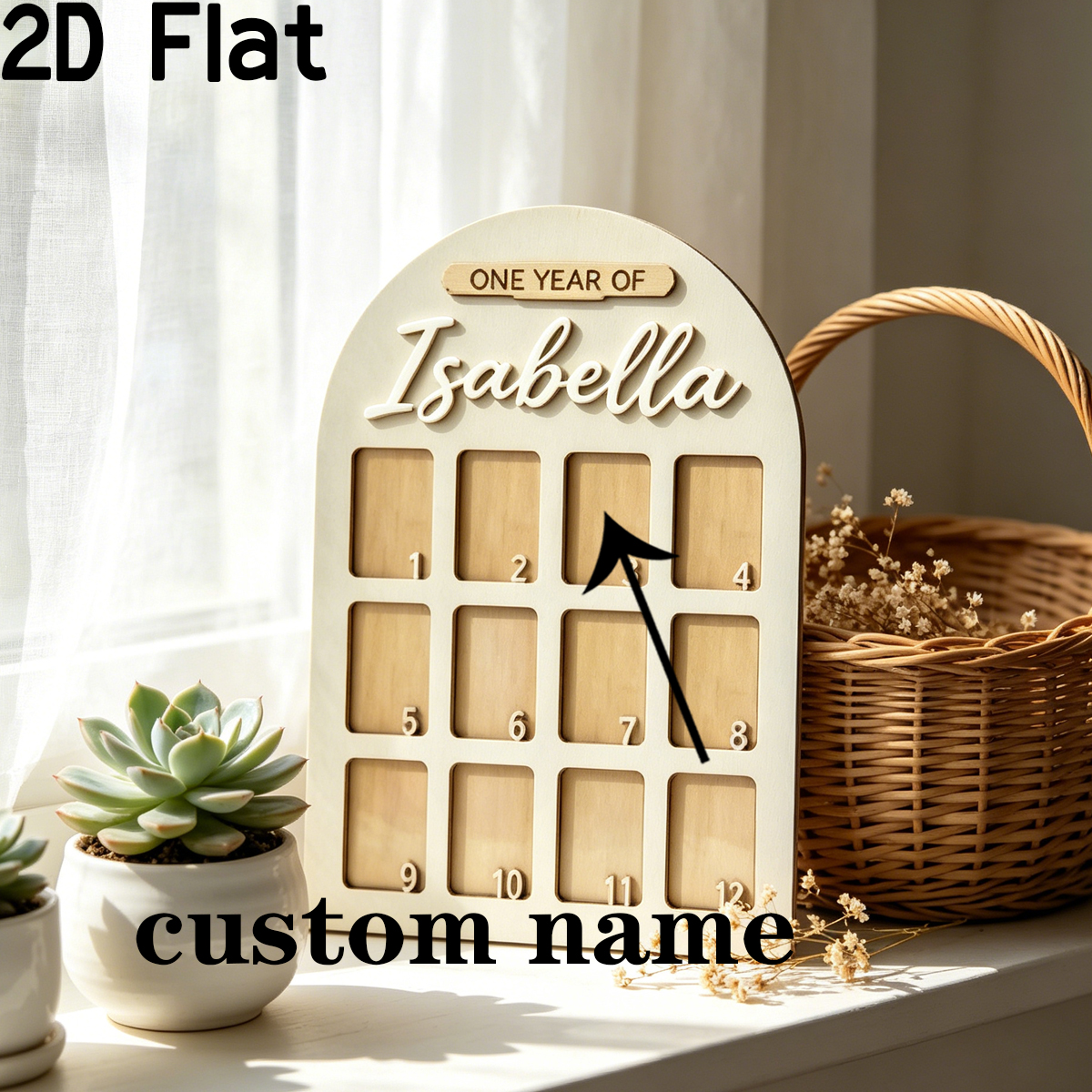 1Pc Custom Photo Record Board  – Home Decor For Wedding recenzja i cena