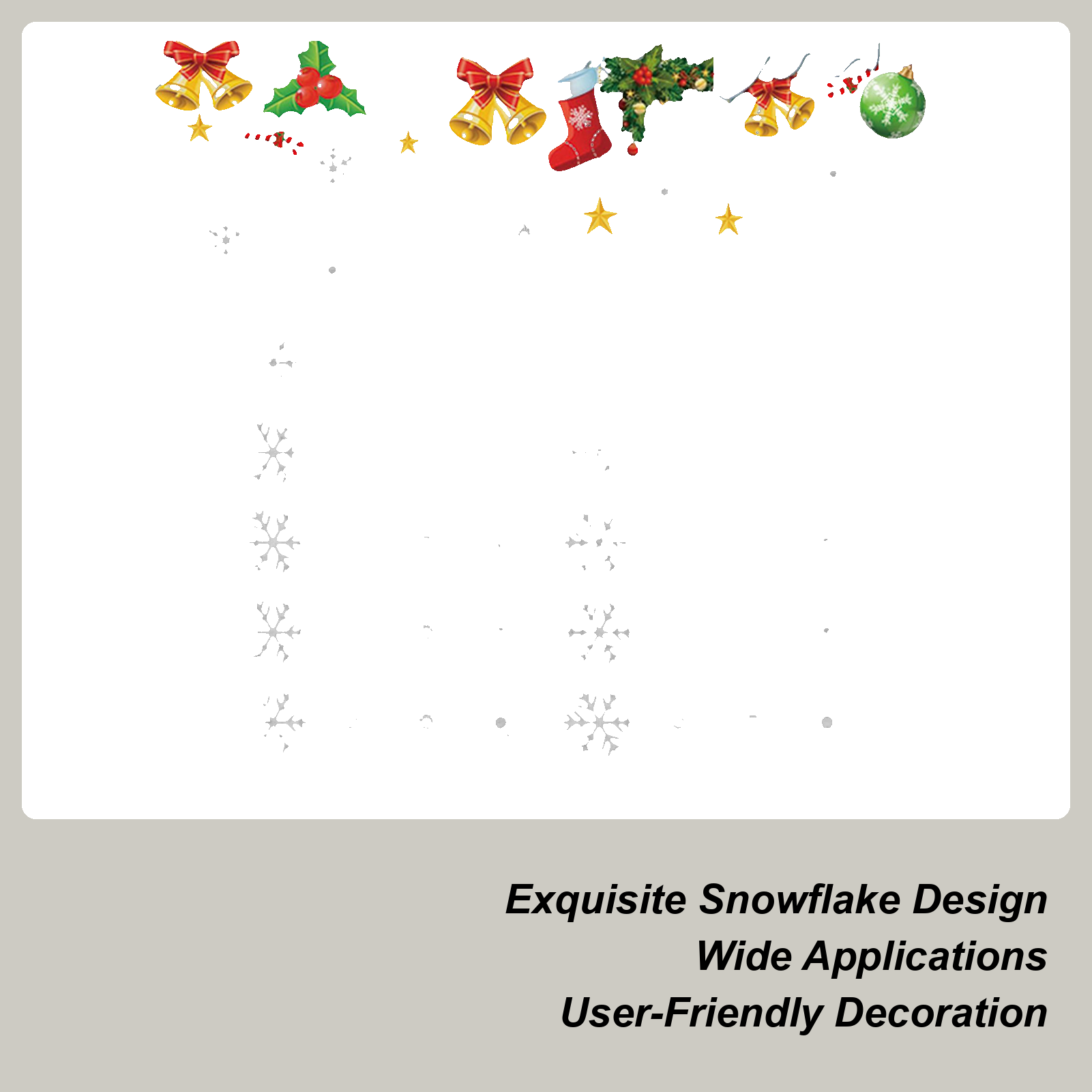Snowflake Window Clings Static – Home Decor Store recenzja i cena