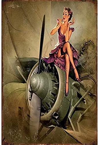 Vintage Tin Sign Military Pin  – Home Decor Store recenzja i cena