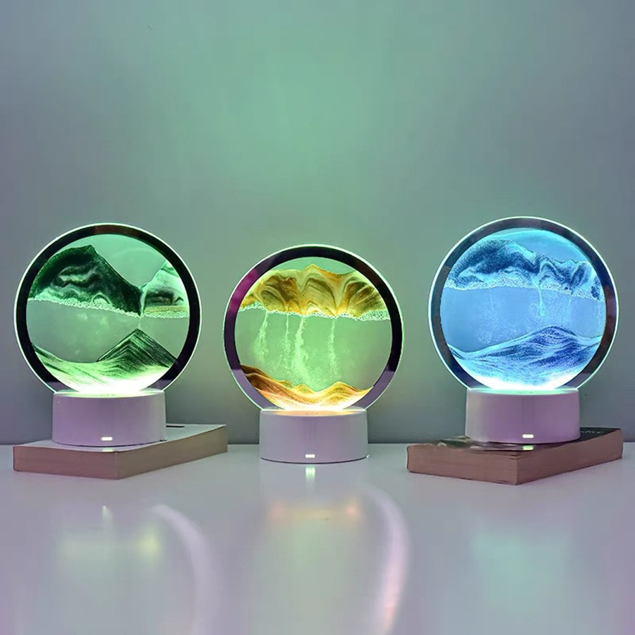 LED 16 Colors 3D Sandscape Lam – Sand Art Picture recenzja i cena