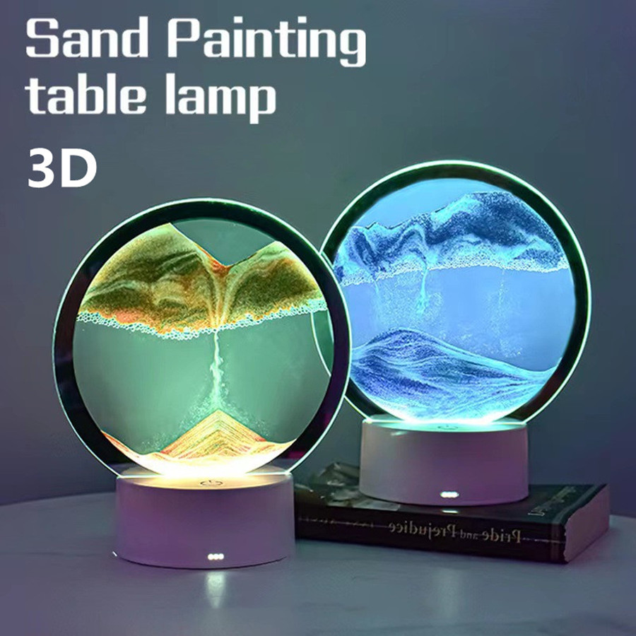 LED 16 Colors 3D Sandscape Lam – Sand Art Picture recenzja i cena