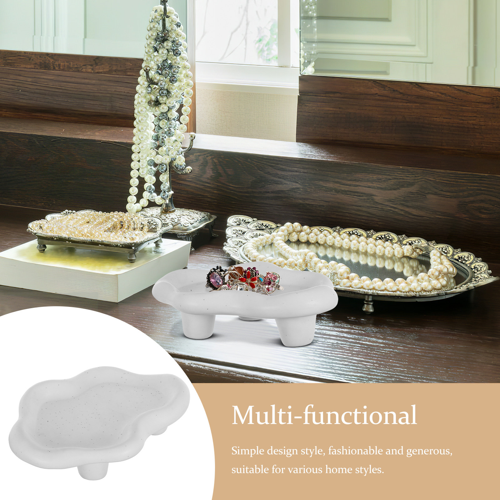 Cloud Shape Ceramic Jewelry Tr – Ceramic Trinket Dish recenzja i cena