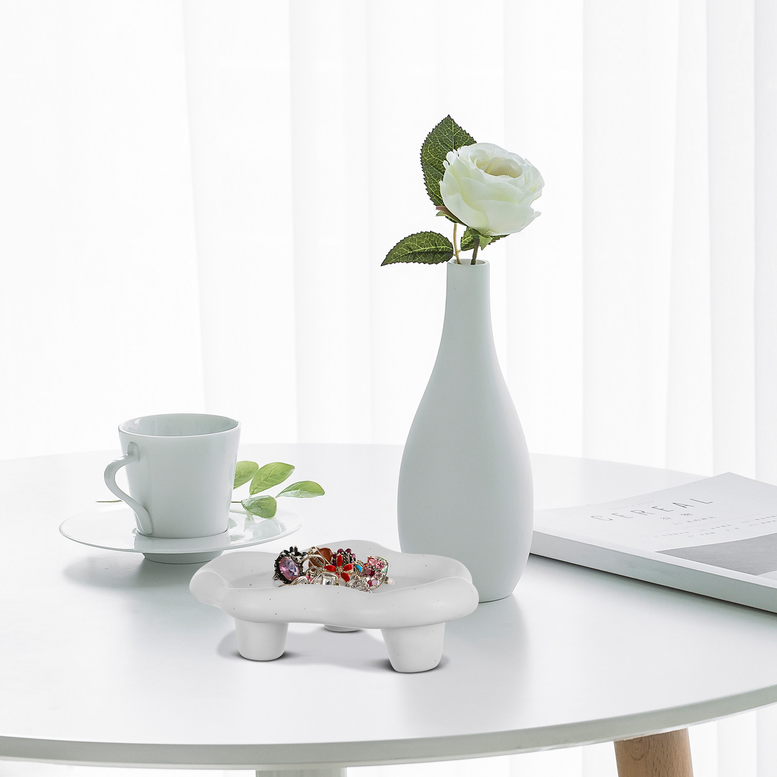 Cloud Shape Ceramic Jewelry Tr – Ceramic Trinket Dish recenzja i cena