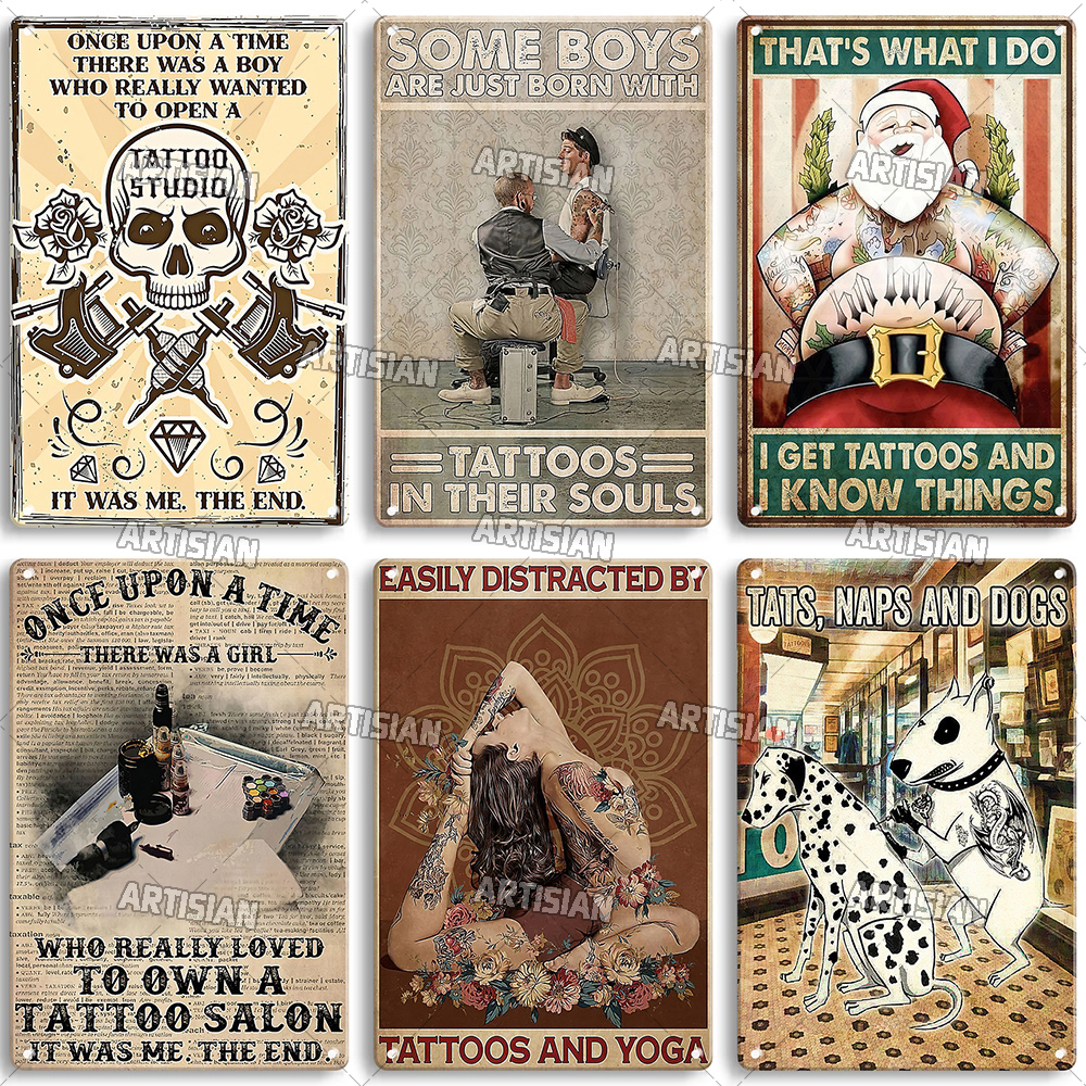 Artisian Tattoo Retro Metal Po – Home Decor Jobs recenzja i cena