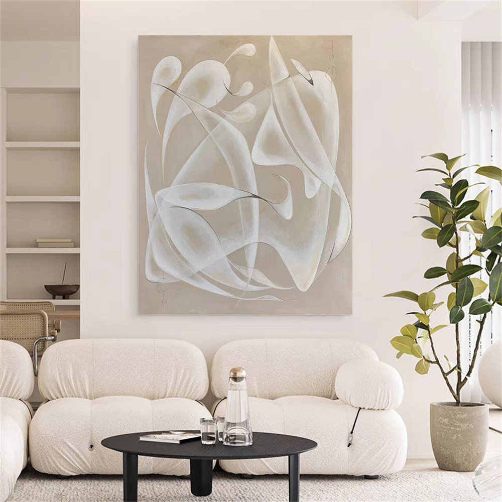 Blue Flower Palette Knife Hand – Home Decor Color Palettes recenzja i cena
