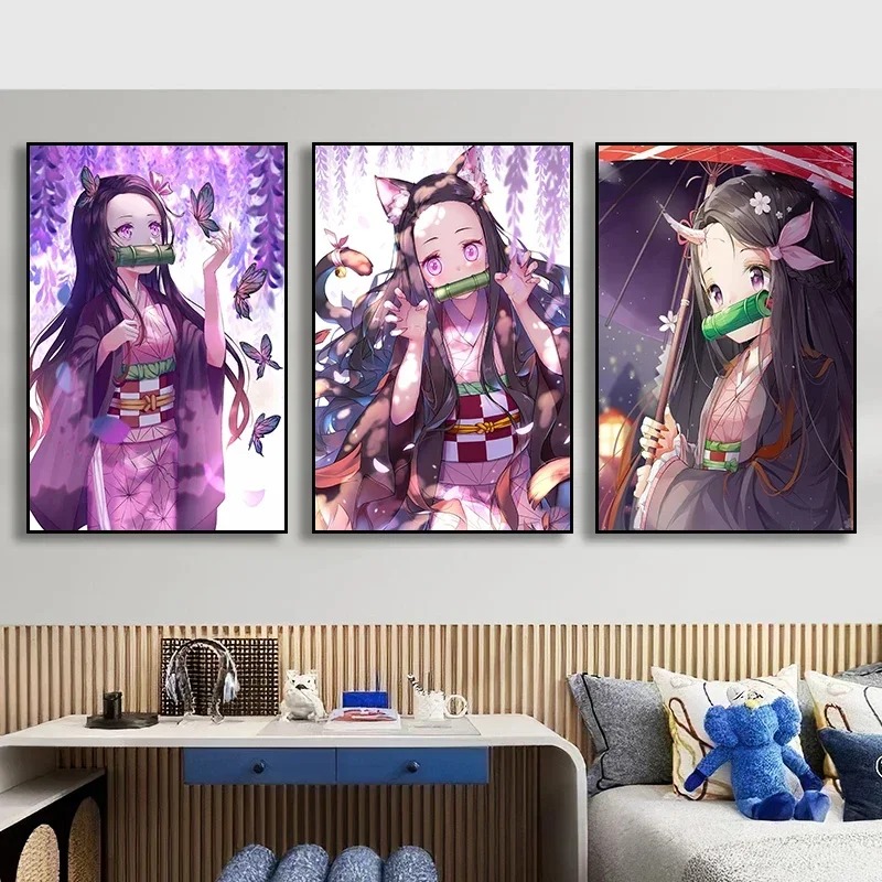 1pc frameless Demon Slayer Ani – Abstract Oil Painting recenzja i cena
