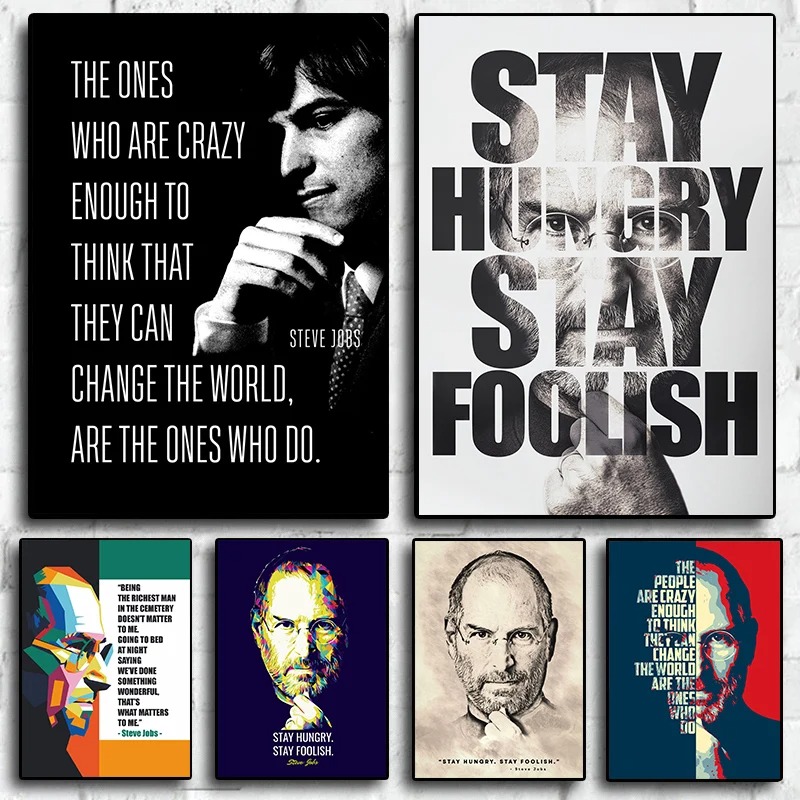 Motivational Steve Jobs Portra – Home Decor Jobs recenzja i cena