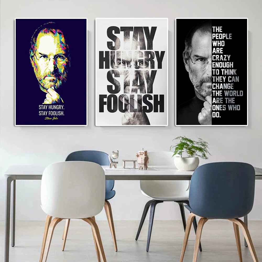 Motivational Steve Jobs Portra – Home Decor Jobs recenzja i cena