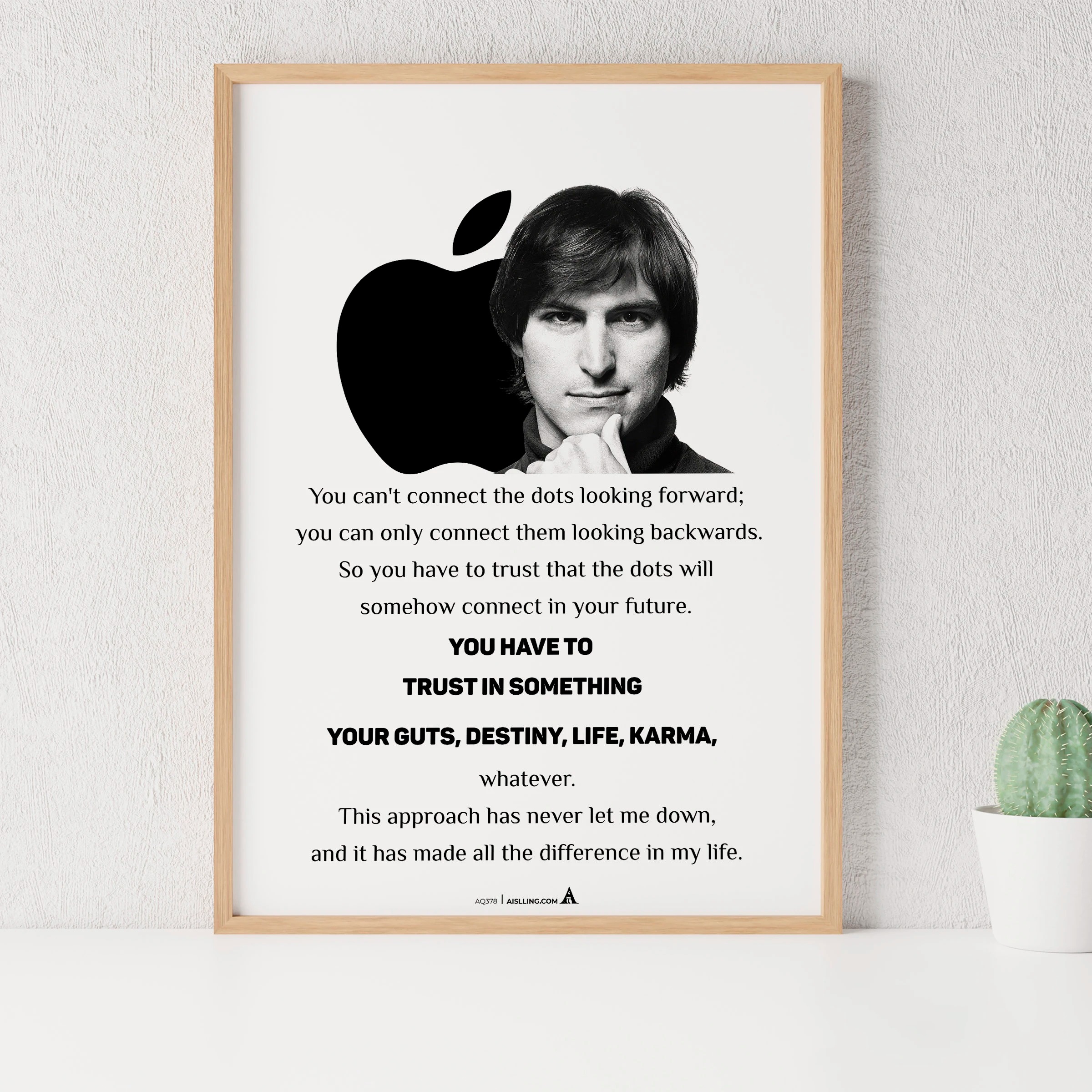Motivational Steve Jobs Portra – Home Decor Jobs recenzja i cena