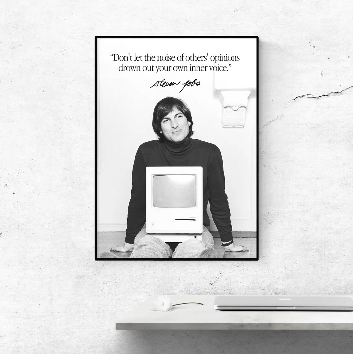 Motivational Steve Jobs Portra – Home Decor Jobs recenzja i cena