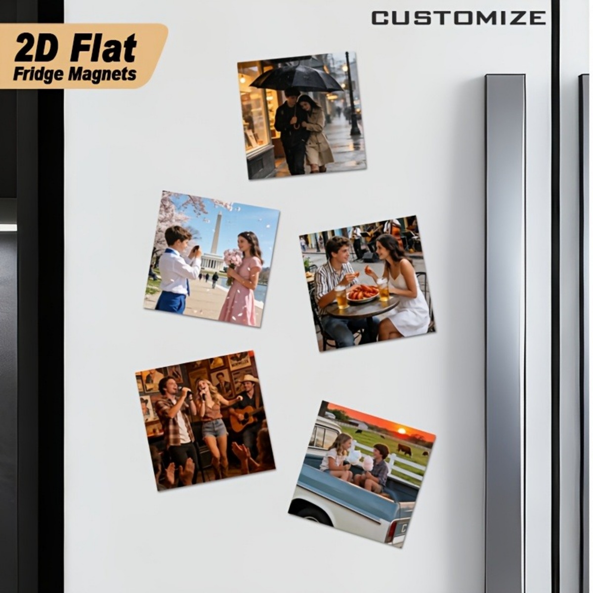 Customizable Fridge Magnets—Fe – Home Decor For Wedding recenzja i cena