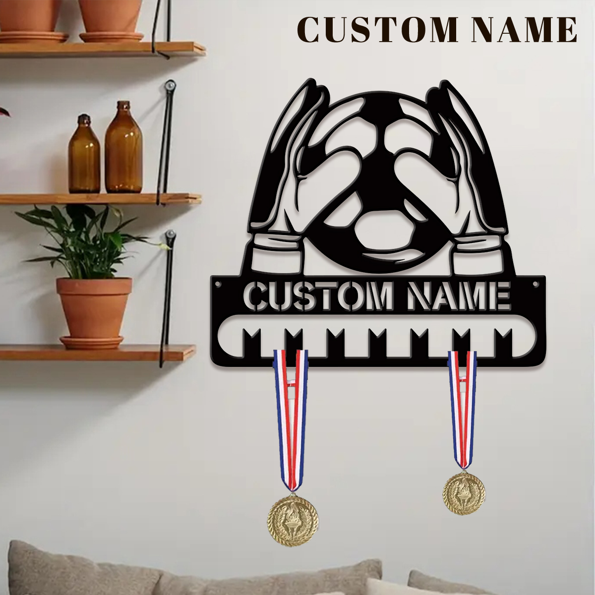Custom Football Player Metal M – Home Decor For Wedding recenzja i cena