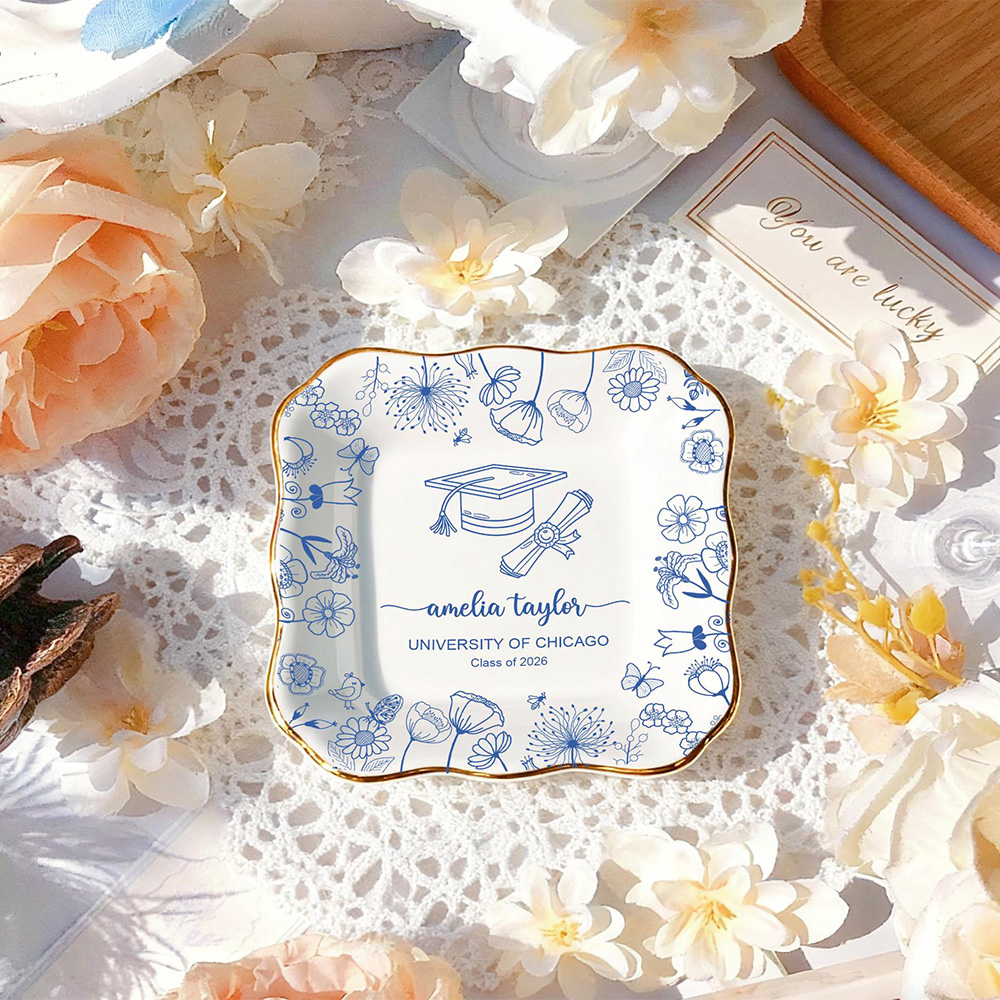 Personalised Bestie Photo Trin – Ceramic Trinket Dish recenzja i cena
