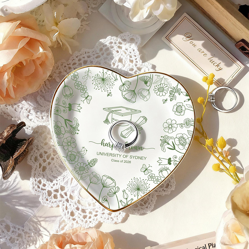 Personalised Bestie Photo Trin – Ceramic Trinket Dish recenzja i cena