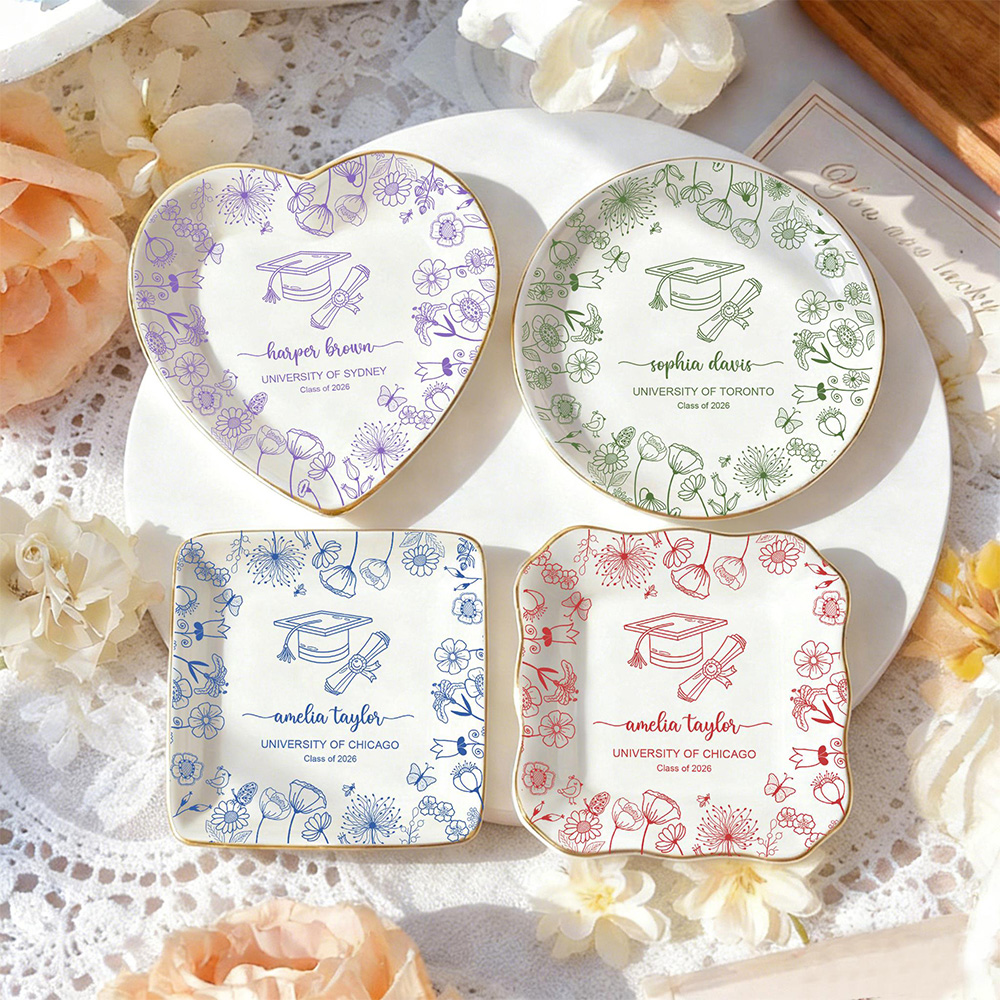 Personalised Bestie Photo Trin – Ceramic Trinket Dish recenzja i cena