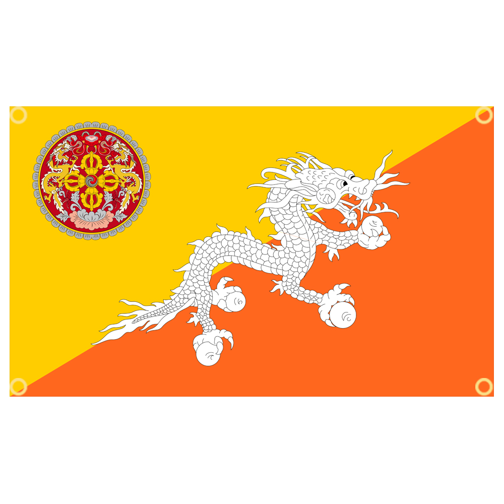 2×3FT Bhutan Emblem Flag Canad – Home Decor Canada recenzja i cena