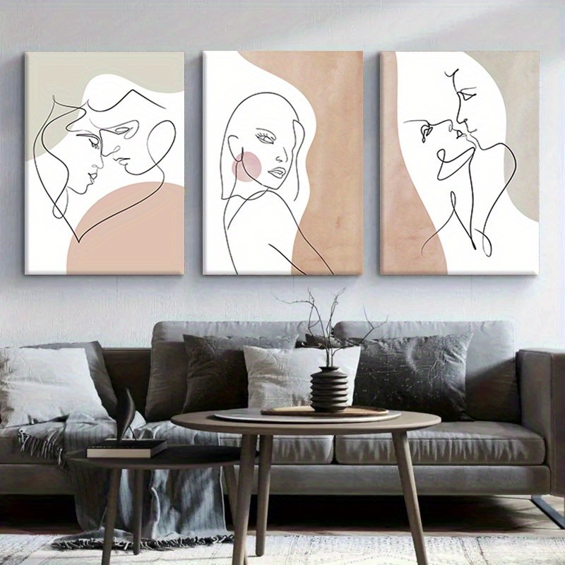 3PCS Canvas With Frame Modern  – Abstract Oil Painting recenzja i cena