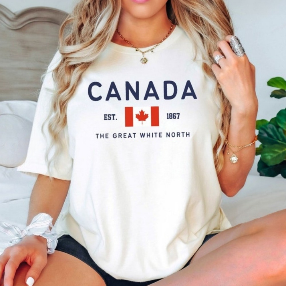Canada Shirt Canadian Flag T-s – Home Decor Canada recenzja i cena
