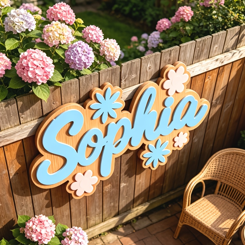 Personalized Floral Themed Nam – Home Decor For Wedding recenzja i cena