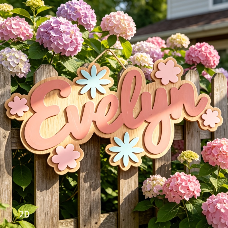 Personalized Floral Themed Nam – Home Decor For Wedding recenzja i cena