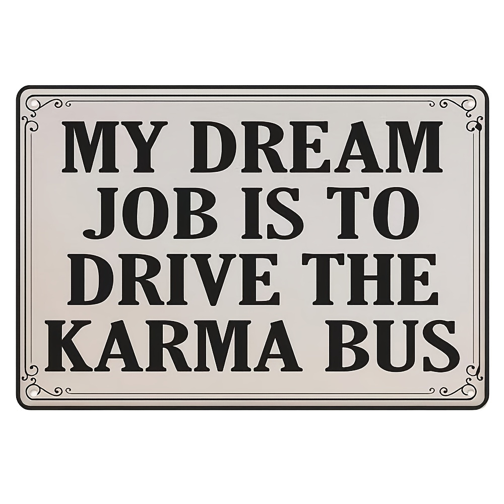 Retro Metal Wall Art Sign 