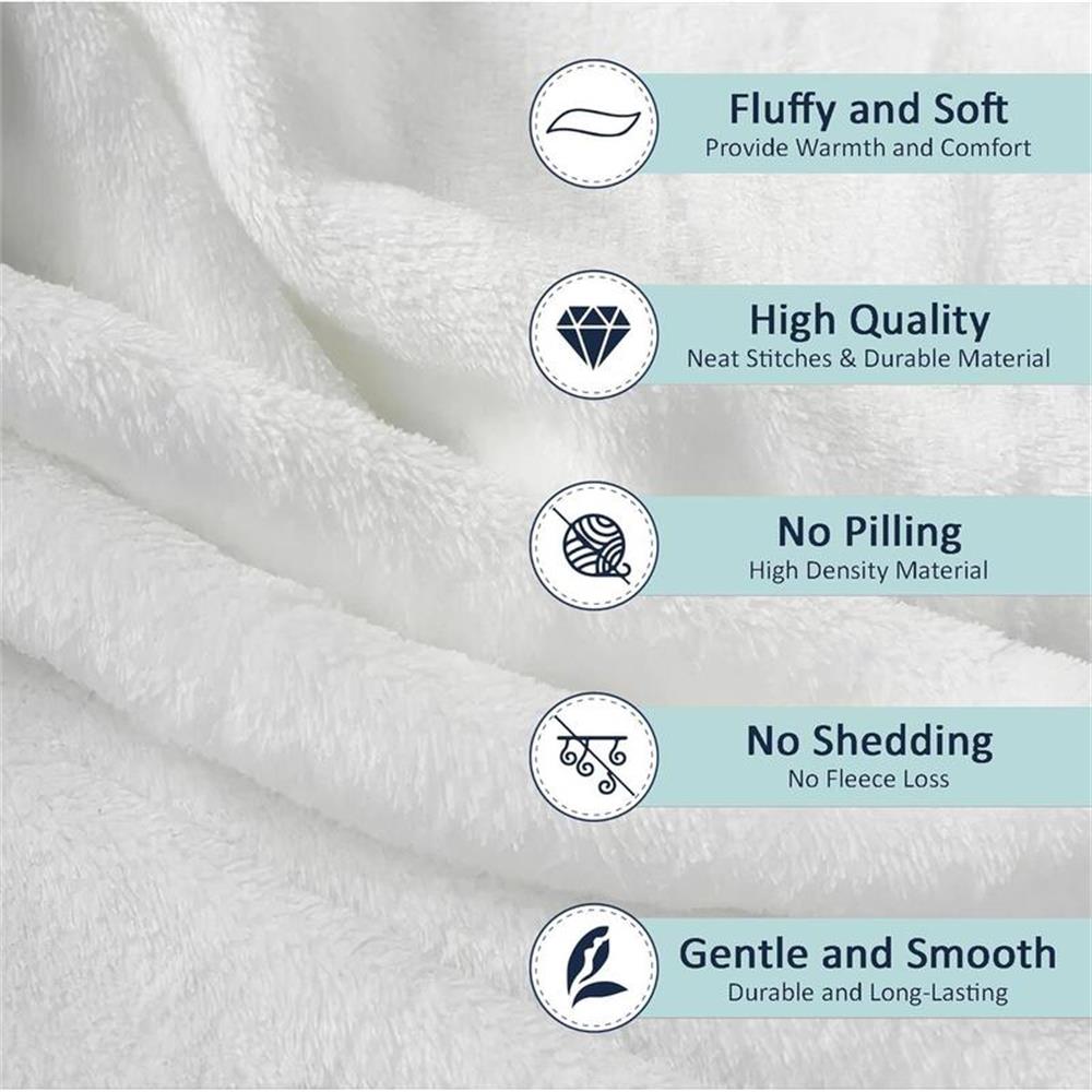 Wavy Print Flannel Blanket - N – Neutral Throw Blanket recenzja i cena