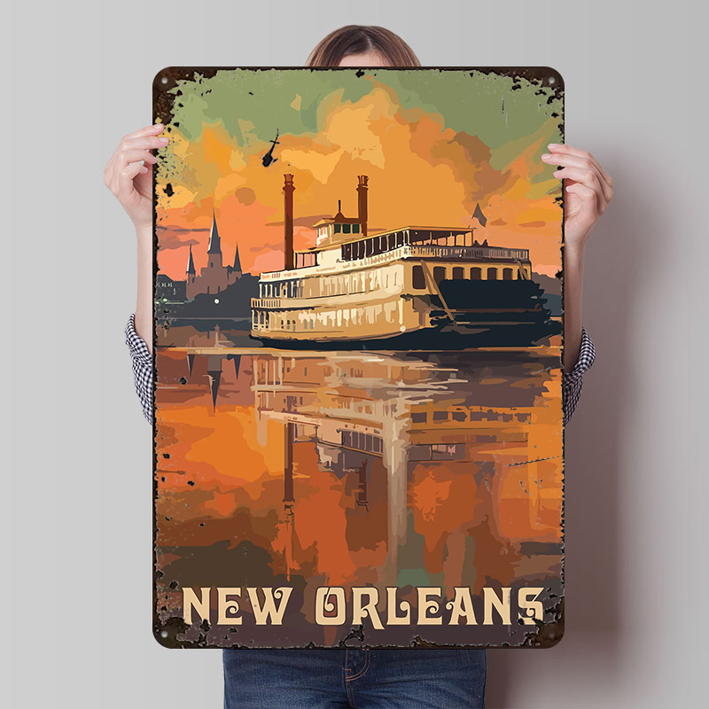 Travel to New Orleans Printed  – Home Decor New Orleans recenzja i cena