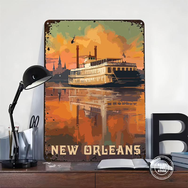 Travel to New Orleans Printed  – Home Decor New Orleans recenzja i cena