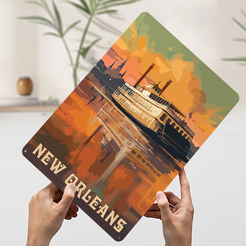 Travel to New Orleans Printed  – Home Decor New Orleans recenzja i cena