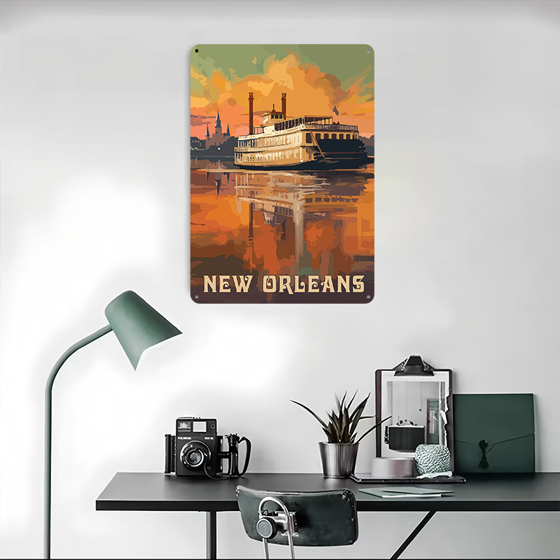 Travel to New Orleans Printed  – Home Decor New Orleans recenzja i cena