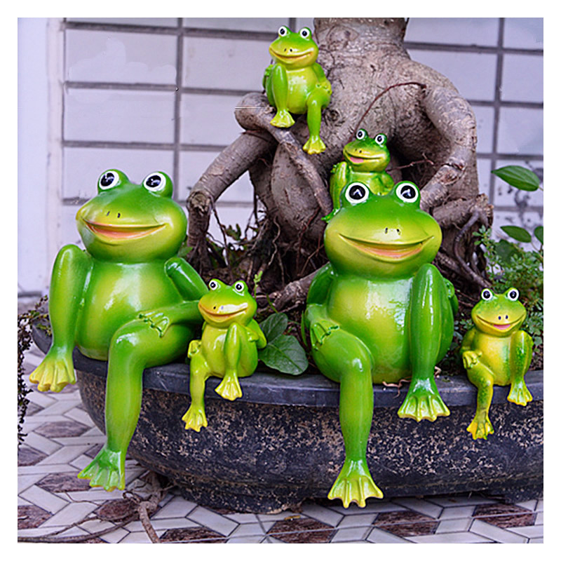 2pcs/Set Cute Resin Sitting Fr – Home Decor Store recenzja i cena