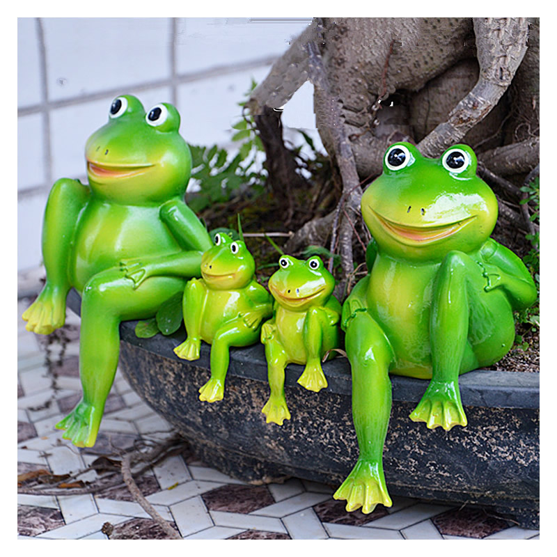 2pcs/Set Cute Resin Sitting Fr – Home Decor Store recenzja i cena