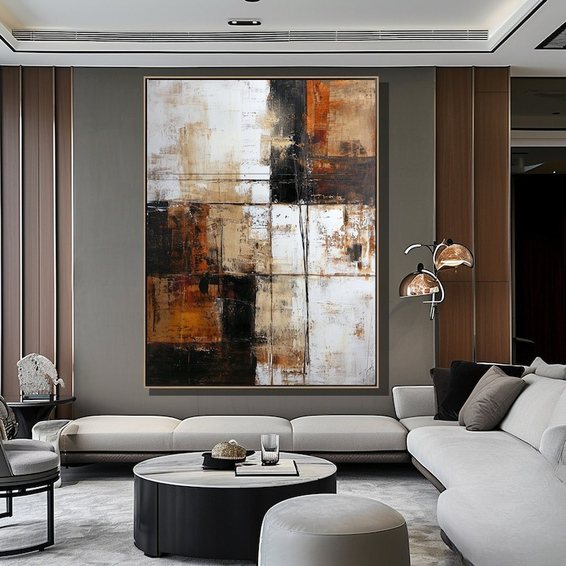 Original Modern Abstract Brown – Abstract Oil Painting recenzja i cena