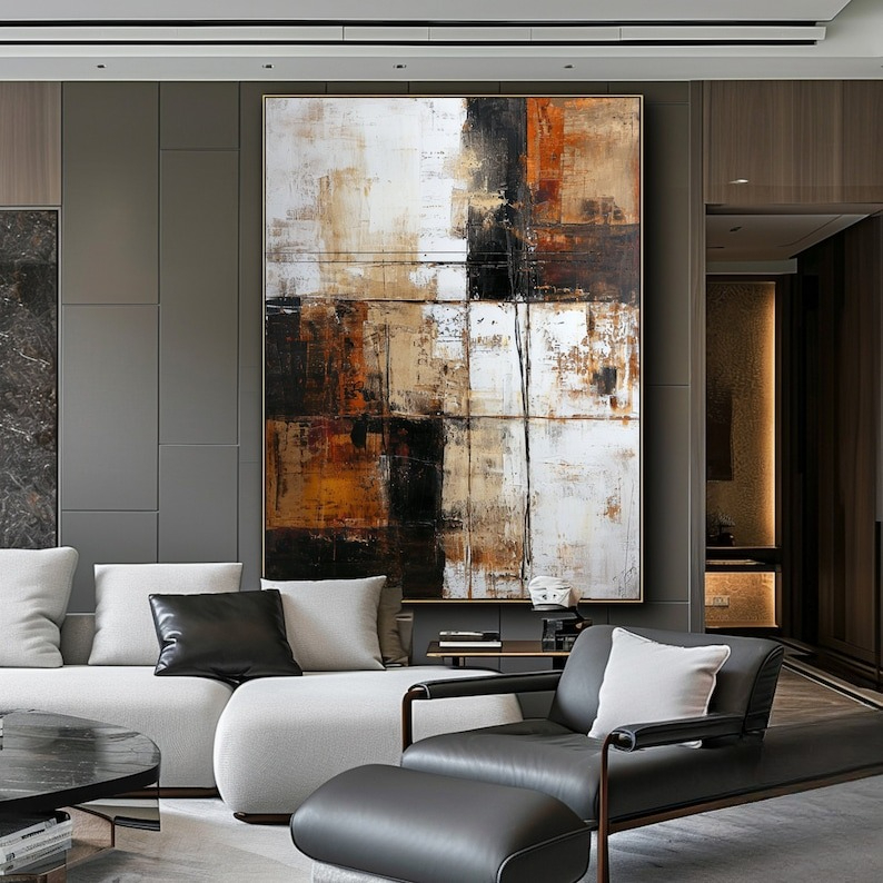Original Modern Abstract Brown – Abstract Oil Painting recenzja i cena